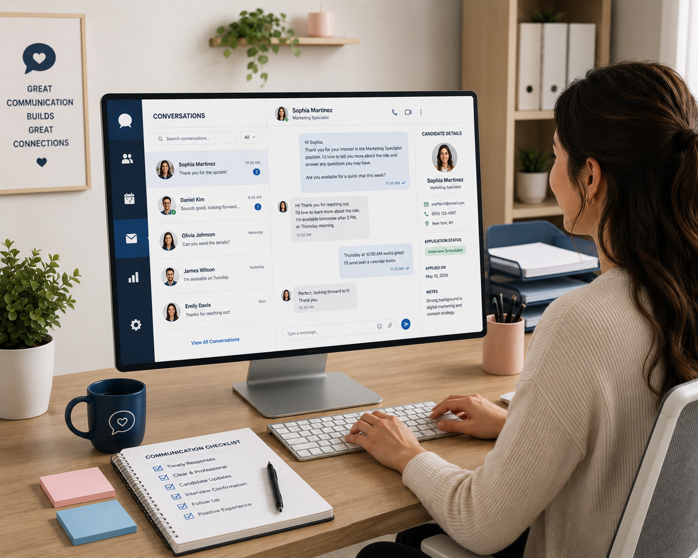 Candidate communication