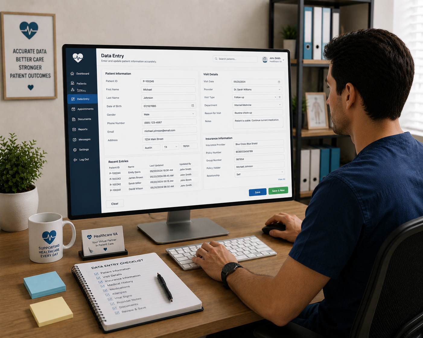 Data entry