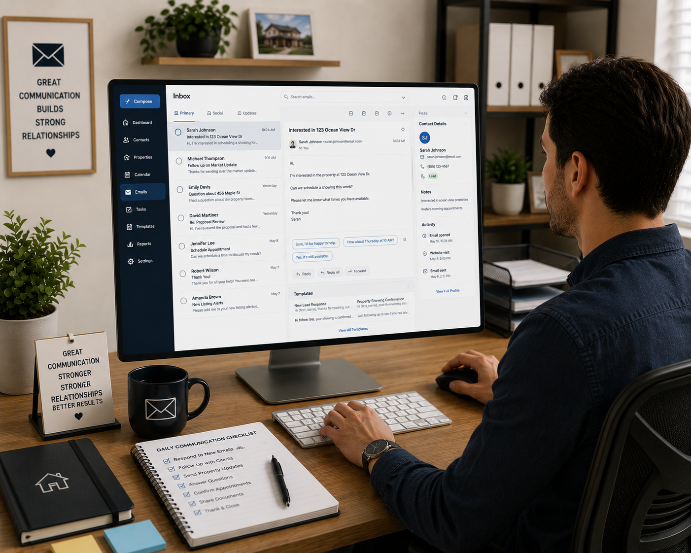 Email and client communication